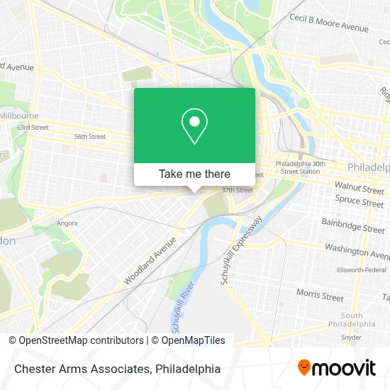 Chester Arms Associates map