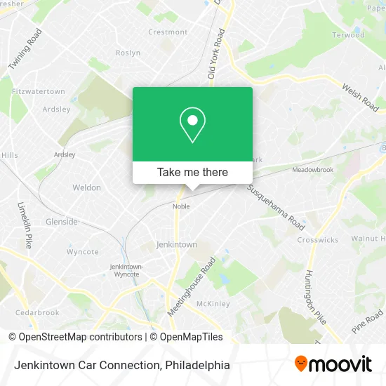 Jenkintown Car Connection map