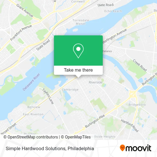 Simple Hardwood Solutions map