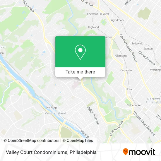 Valley Court Condominiums map