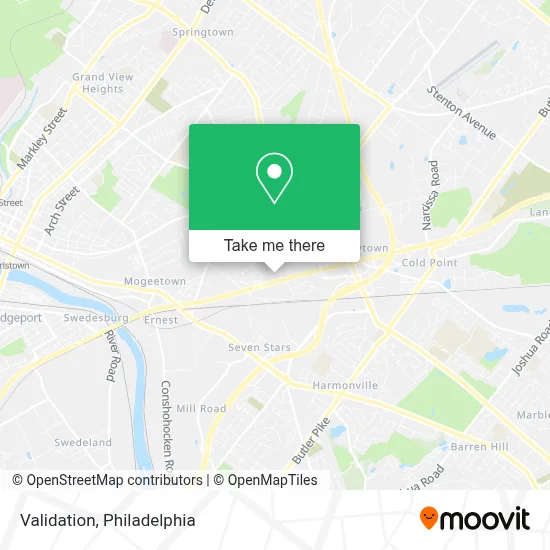 Validation map