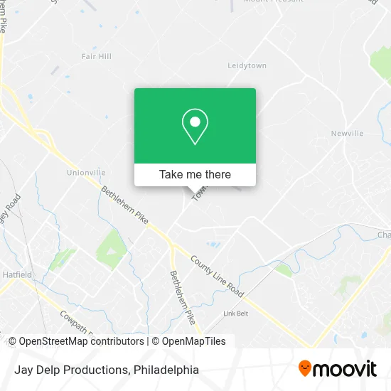 Jay Delp Productions map