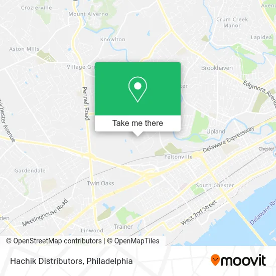 Hachik Distributors map