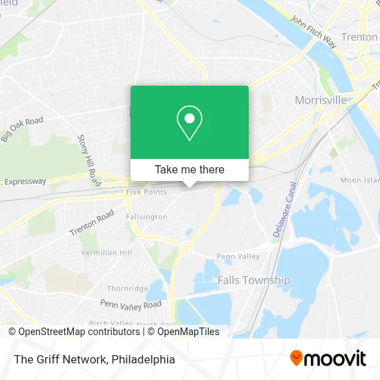The Griff Network map