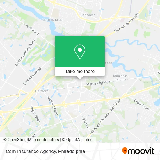 Csm Insurance Agency map