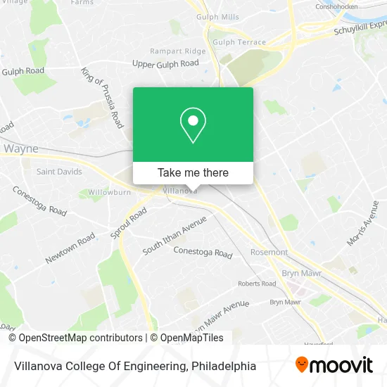 Villanova College Of Engineering map