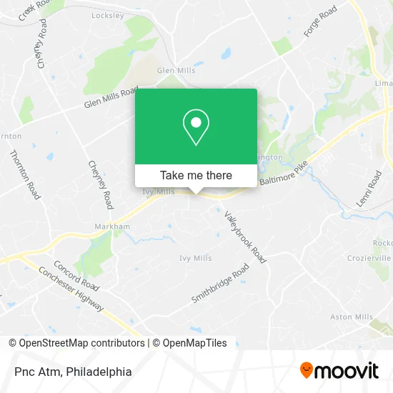 Pnc Atm map