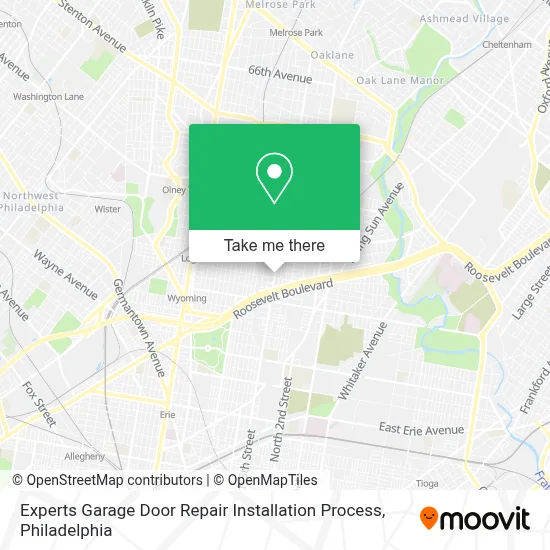 Experts Garage Door Repair Installation Process map