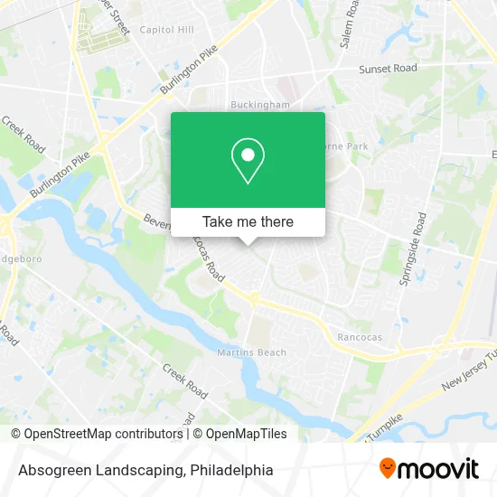 Absogreen Landscaping map