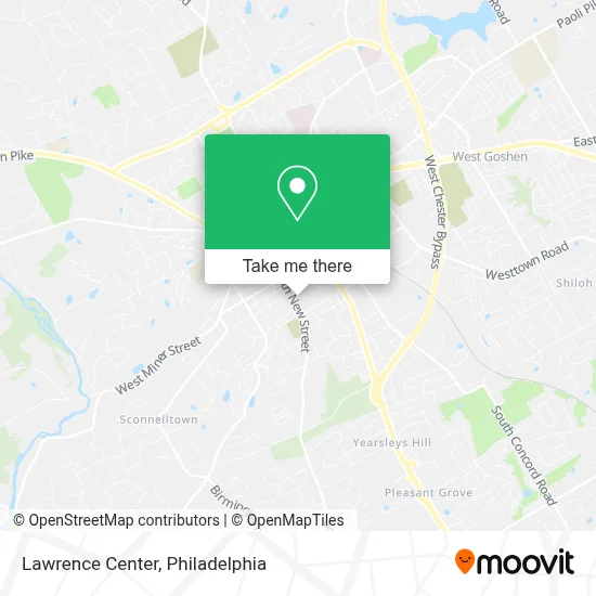 Lawrence Center map