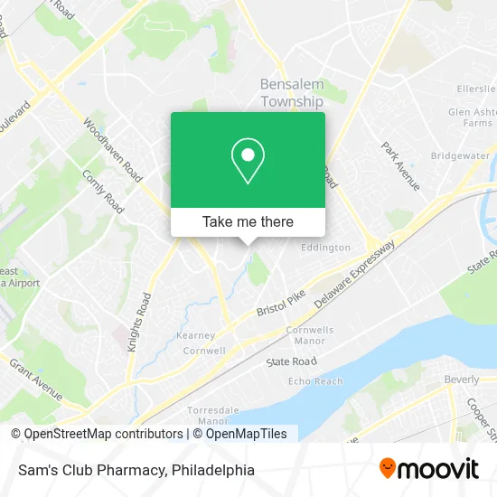 Sam's Club Pharmacy map