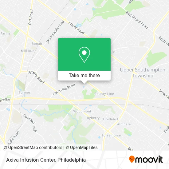 Axiva Infusion Center map