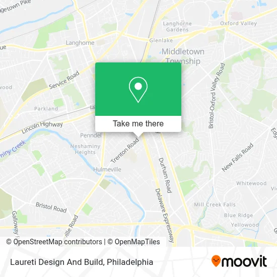 Laureti Design And Build map