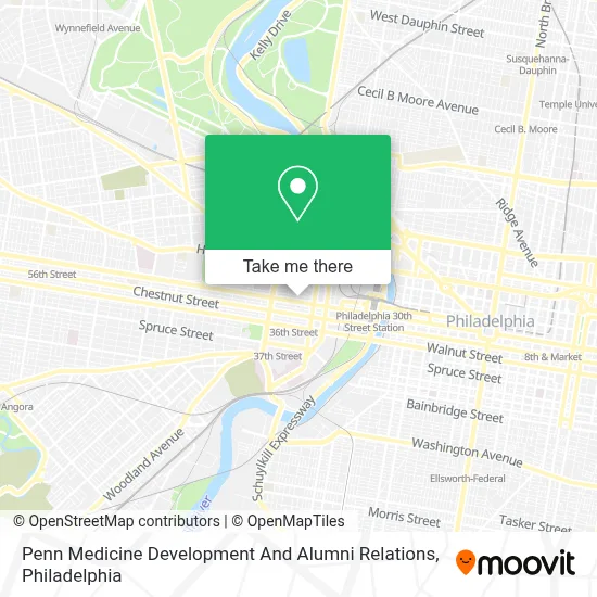 Penn Medicine Development And Alumni Relations map