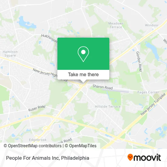 People For Animals Inc map