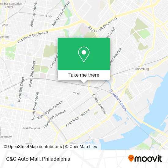 G&G Auto Mall map