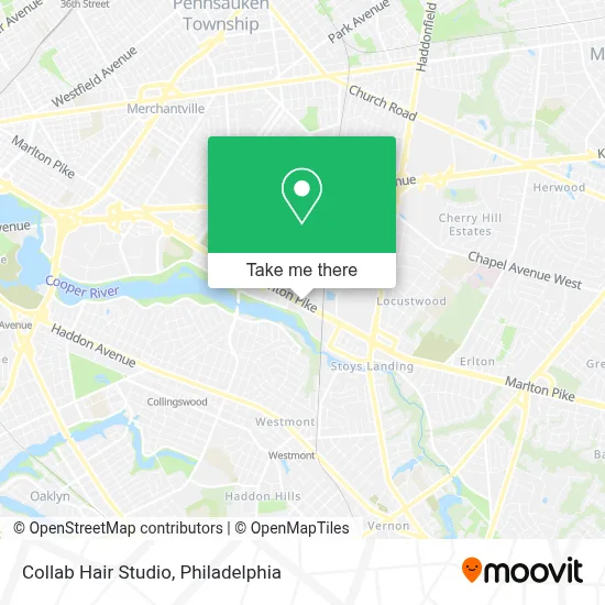 Collab Hair Studio map
