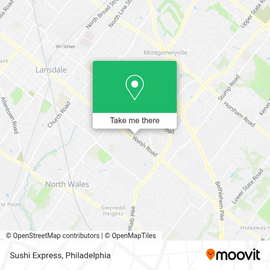 Sushi Express map