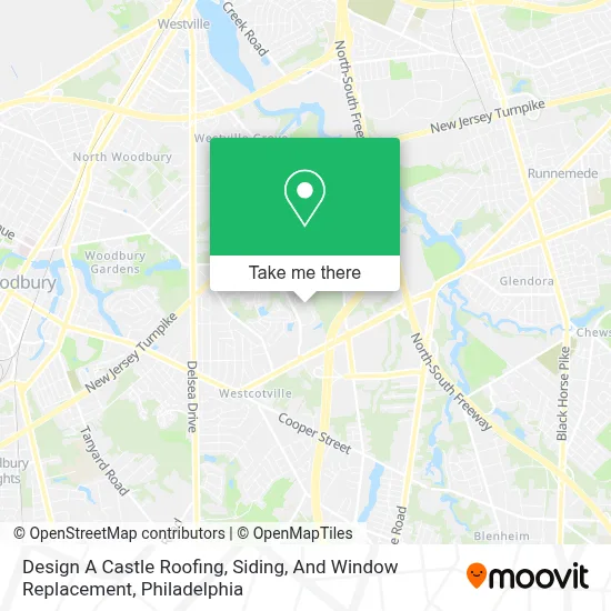 Design A Castle Roofing, Siding, And Window Replacement map