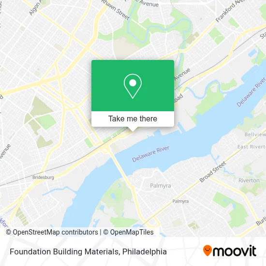 Foundation Building Materials map