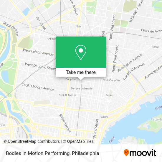 Bodies In Motion Performing map