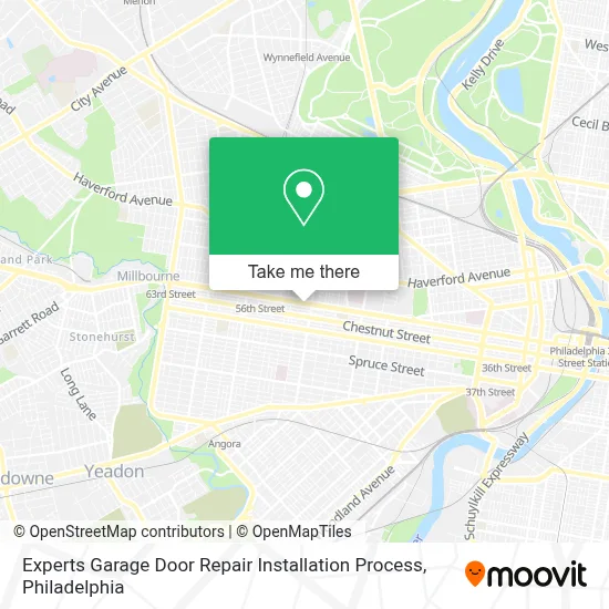 Experts Garage Door Repair Installation Process map