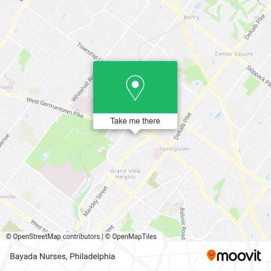 Bayada Nurses map