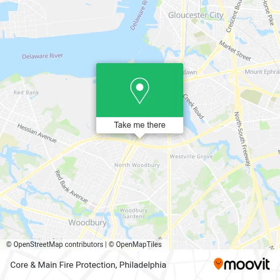 Core & Main Fire Protection map