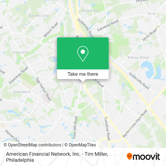 American Financial Network, Inc. - Tim Miller map