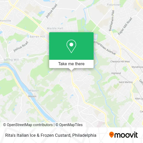 Rita's Italian Ice & Frozen Custard map