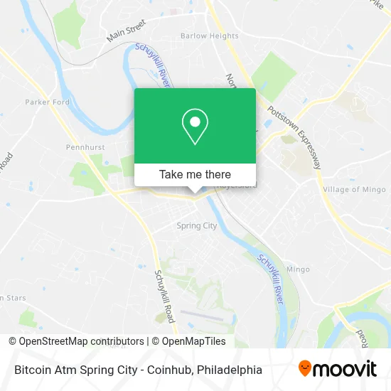 Bitcoin Atm Spring City - Coinhub map
