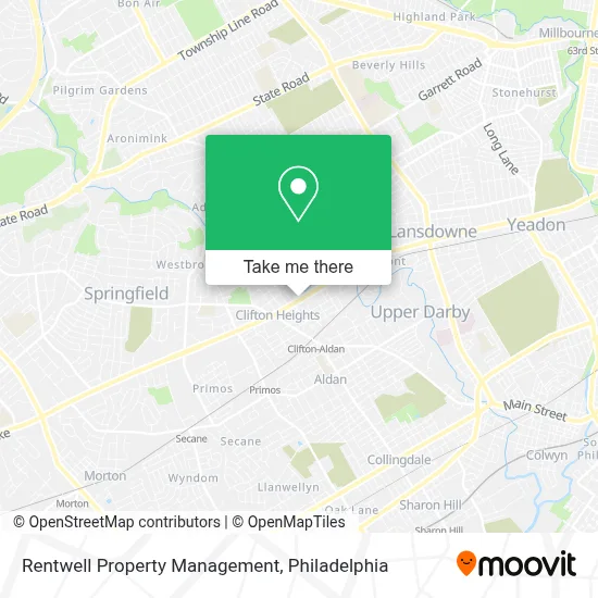 Rentwell Property Management map