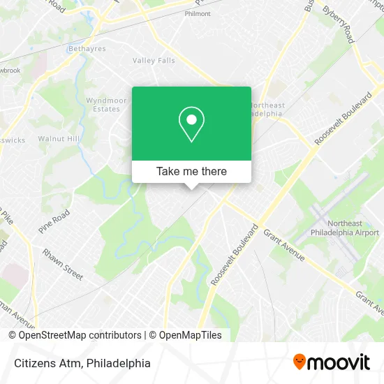 Citizens Atm map