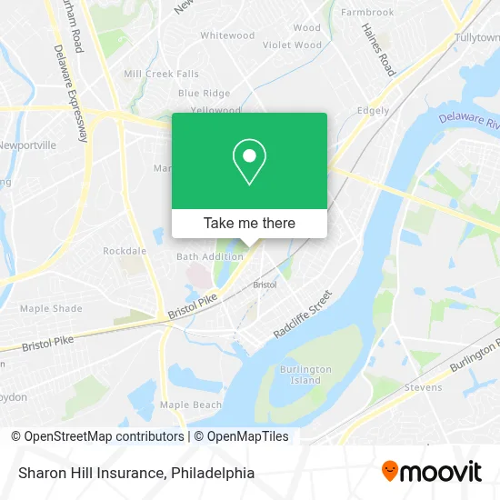 Sharon Hill Insurance map
