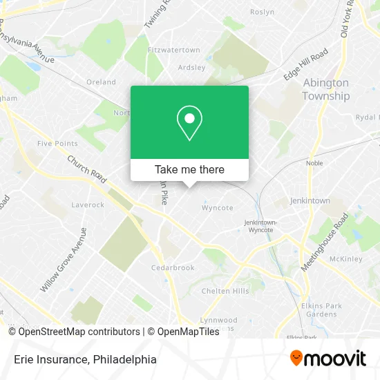 Erie Insurance map