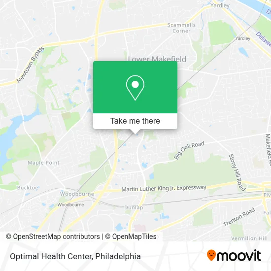 Optimal Health Center map