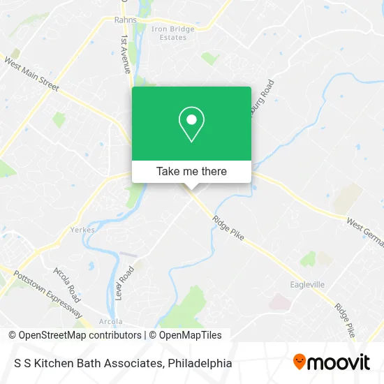 S S Kitchen Bath Associates map