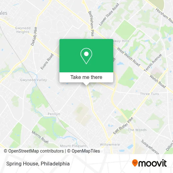 Spring House map