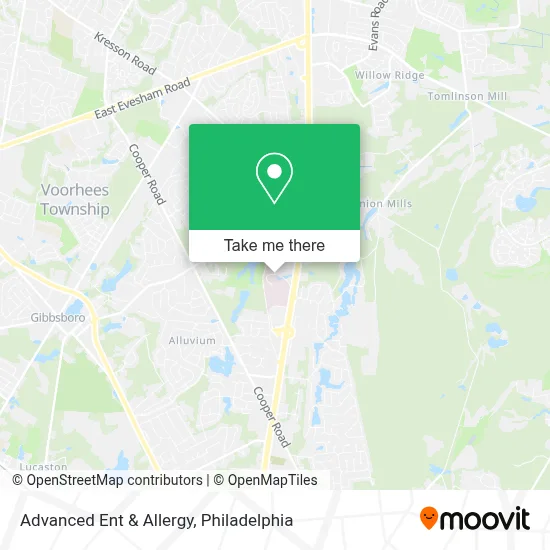 Advanced Ent & Allergy map