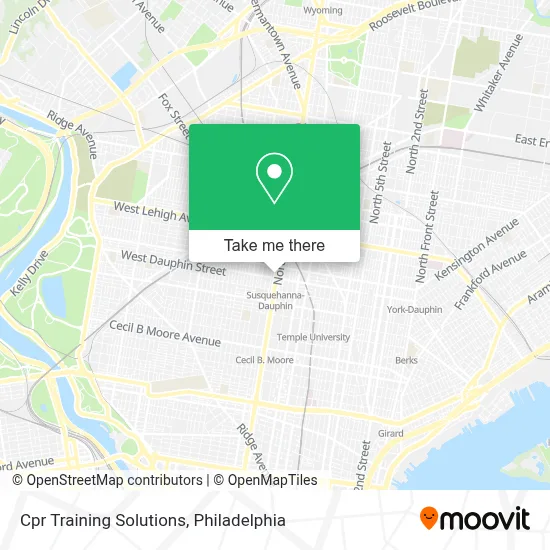 Cpr Training Solutions map