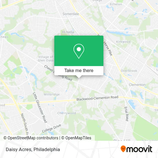 Daisy Acres map