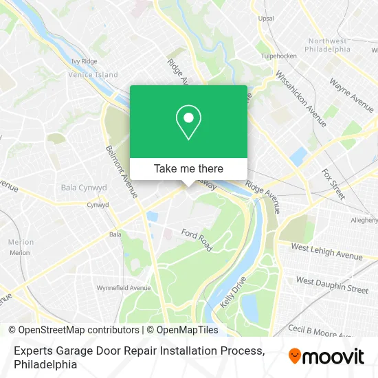 Experts Garage Door Repair Installation Process map