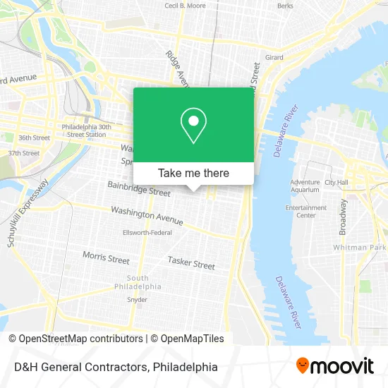 D&H General Contractors map