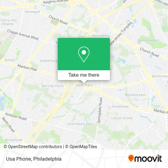 Usa Phone map
