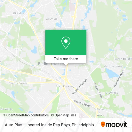 Auto Plus - Located Inside Pep Boys map