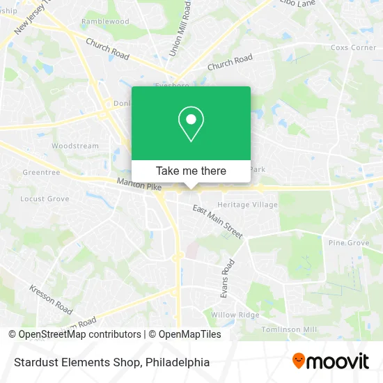 Stardust Elements Shop map