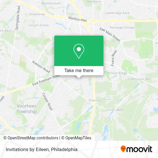 Invitations by Eileen map