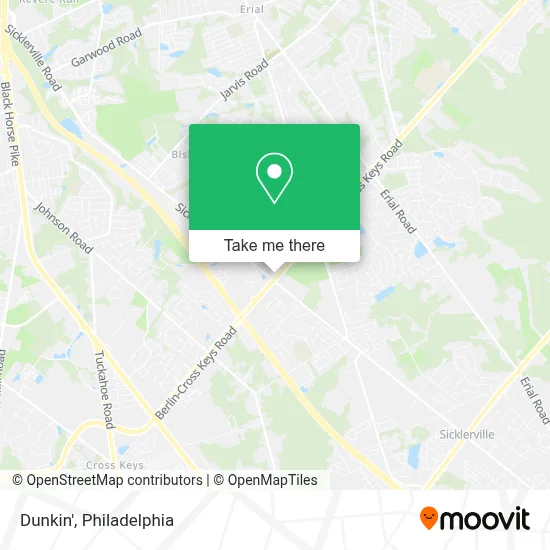Dunkin' map