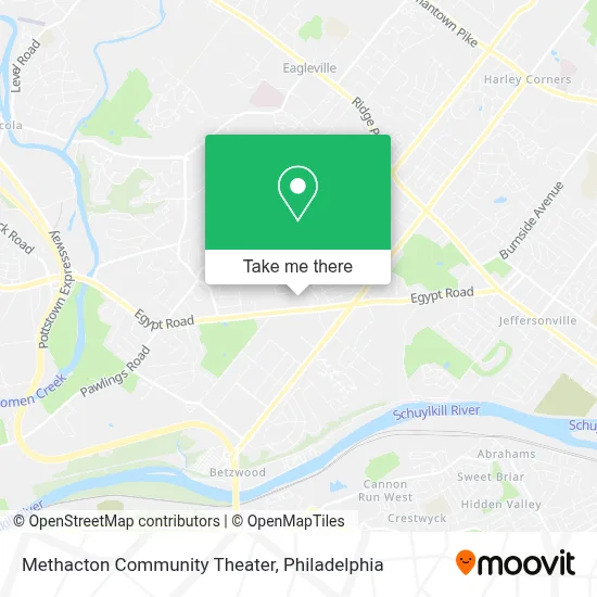 Methacton Community Theater map