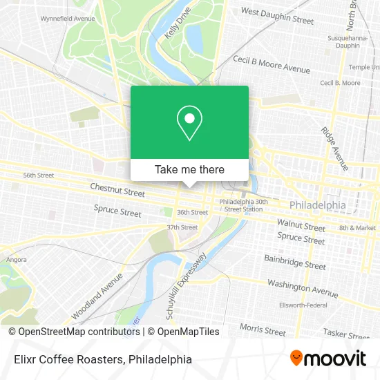 Elixr Coffee Roasters map